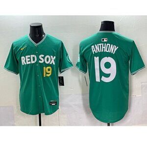 Mens Kids Youths Roman Anthony Green Stitched Jersey